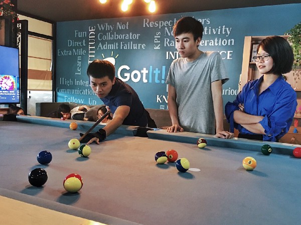 Câu lạc bộ Billiard luôn hot tại Got It