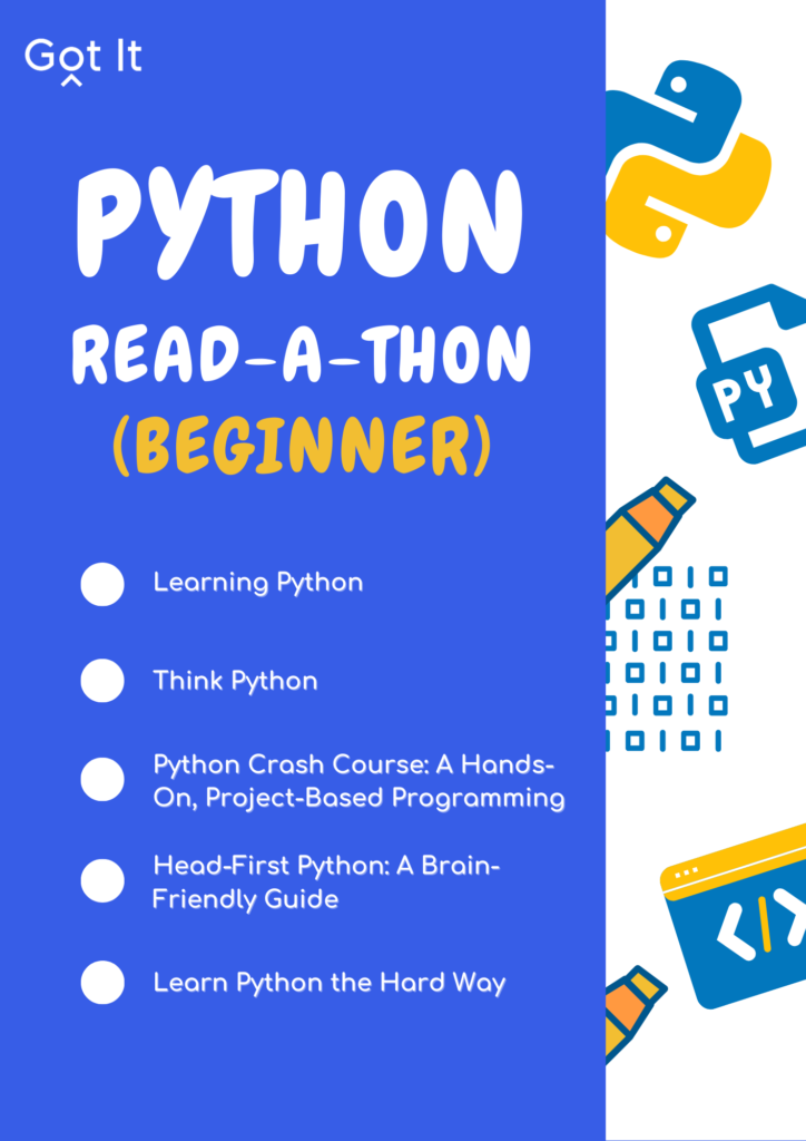 Python Reading Challenge #1: Python books for Beginners