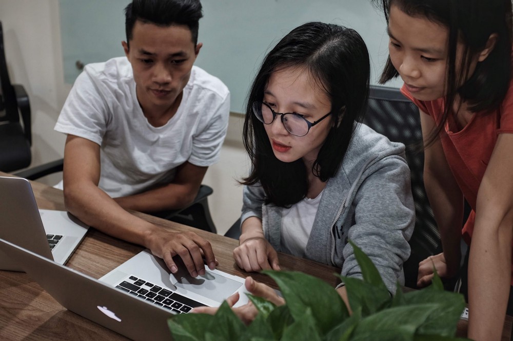 Nhiều thành viên nữ trong team Engineering ở Got It