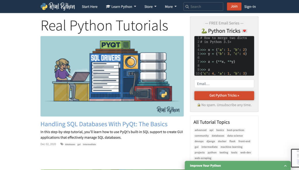 Học Python với Real Python