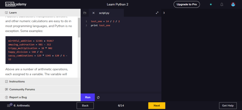 Học Python ở đâu: CodeCademy là một môi trường học mang tính tương tác cao
