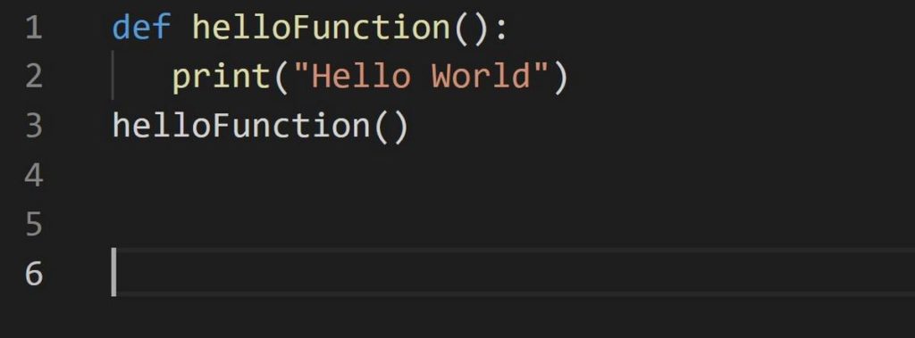 Bạn sẽ phần hiểu được Function là gì qua ví dụ cơ bản trên.