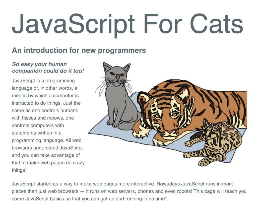 JavaScript for Cats