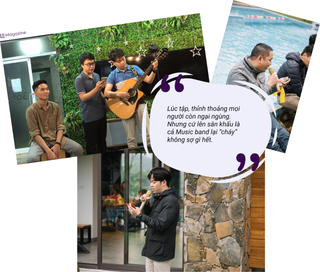 Music band có rất nhiều nhân tài