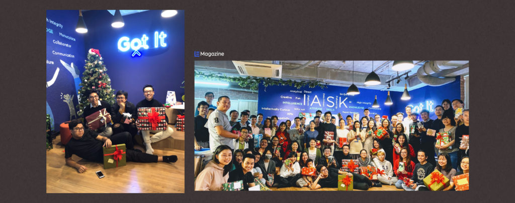 Ảnh team trong kỳ intern ngắn hạn của Bill blog